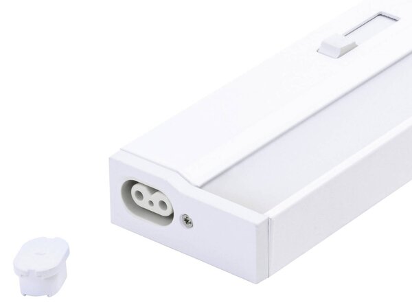 Müller-Licht Oprawa podszafkowa LED Conero, 90,9 cm możliwość ściemniania, biały / opal, kuchnia, aluminium, nowoczesny