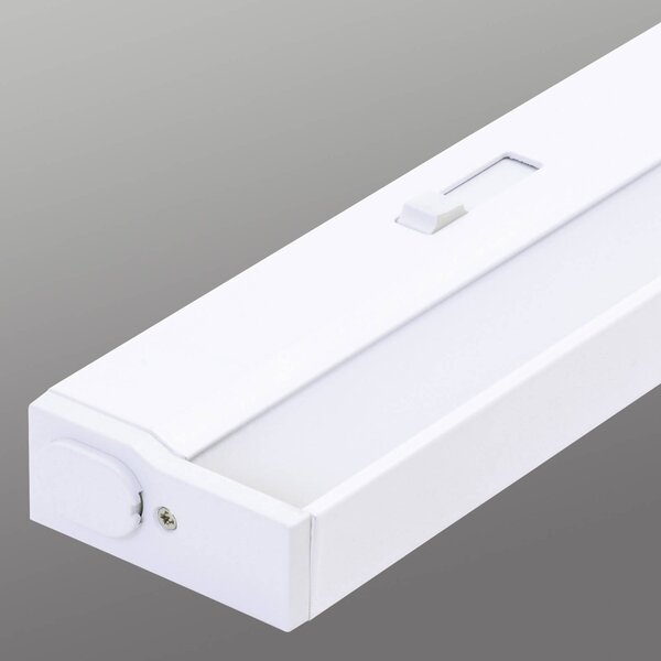 Müller-Licht Oprawa podszafkowa LED Conero, 90,9 cm możliwość ściemniania, biały / opal, kuchnia, aluminium, nowoczesny