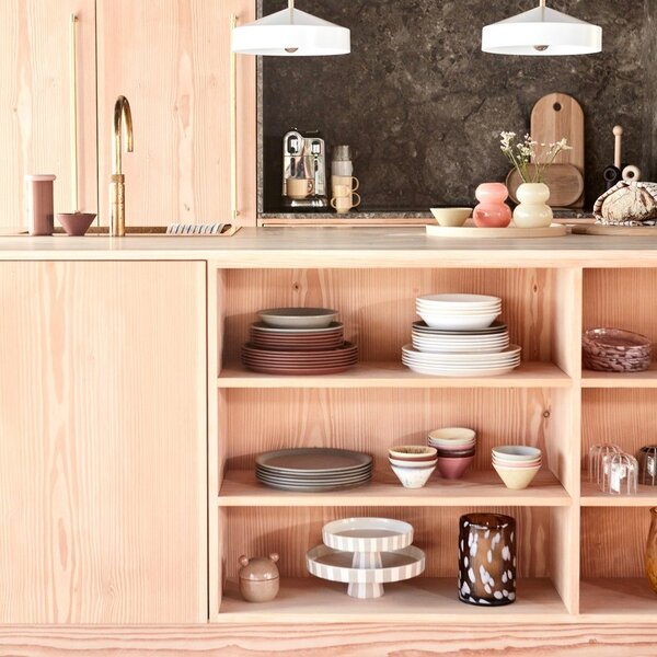 Talerze zestaw 2 szt. z terakoty w kolorze terakoty ø 27 cm Yuka – OYOY Living Design