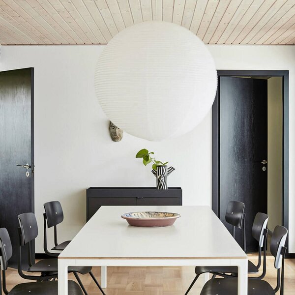 HAY Klosz Paper Shade, Ø 80 cm, biały – bez zestawu przewodów Shade, biały / opal, salon / jadalnia, papier / lunolit / lunopal, skandynawski