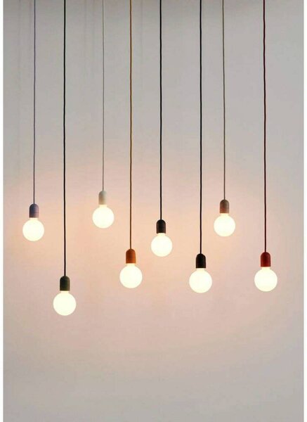 HAY Lampa wisząca Common, możliwość ściemniania, fioletowy / różowy / bladoróżowy, salon / jadalnia, tworzywo sztuczne