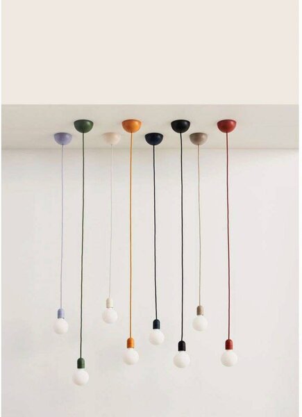 HAY Lampa wisząca Common, możliwość ściemniania, fioletowy / różowy / bladoróżowy, salon / jadalnia, tworzywo sztuczne