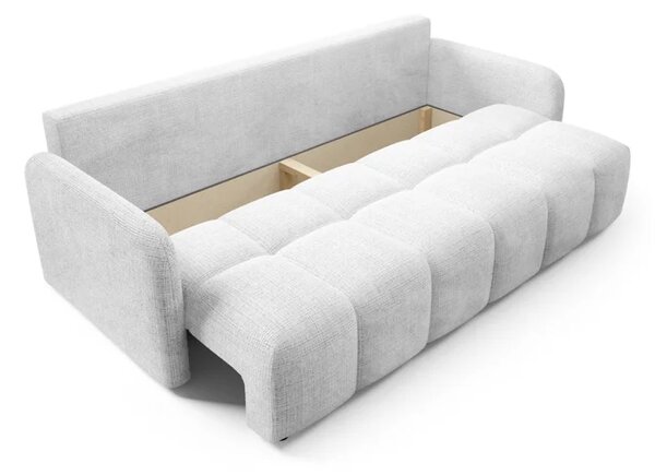 Sofa ZEN Rozkładana Dwuosobowa Szara Szenil Nowoczesna