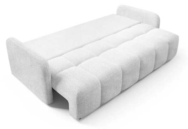 Sofa ZEN Rozkładana Dwuosobowa Szara Szenil Nowoczesna