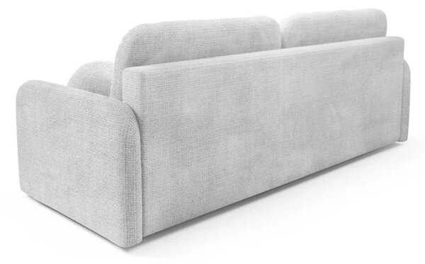 Sofa ZEN Rozkładana Dwuosobowa Szara Szenil Nowoczesna