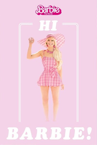 Plakat, Obraz Barbie Movie - Hi Barbie, (61 x 91.5 cm)