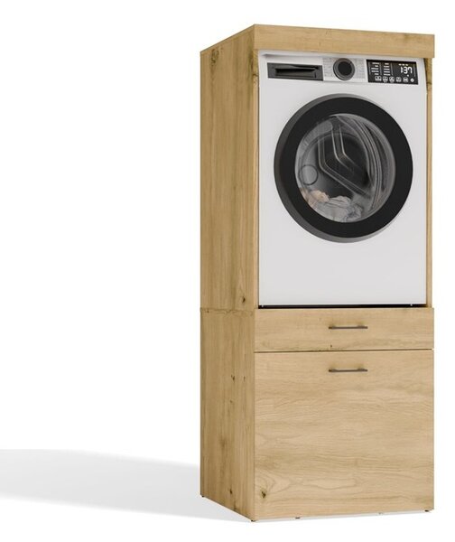 Szafka łazienkowa na pralkę z szufladą artisan | Umeblowana.com