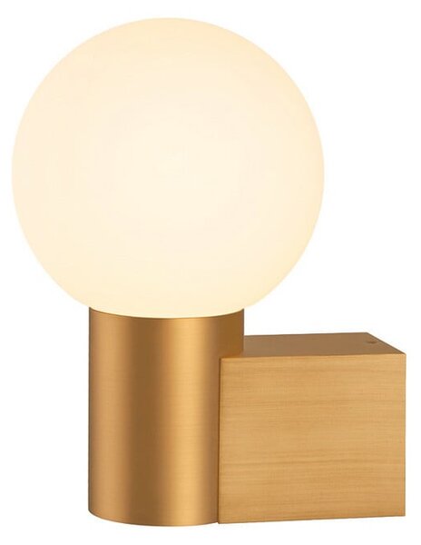 Lampa Ścienna SLV, Varyt, ściemnialny, złoty | mosiężny, łazienka, aluminium, nowoczesny