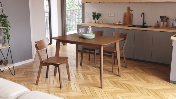 ROXY Orzech Naturalny - KRZESŁO DREWNIANE DO SALONU JADALNI KUCHNI RETRO