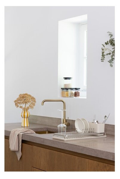 Beżowy metalowy ociekacz 46x20 cm – Brabantia