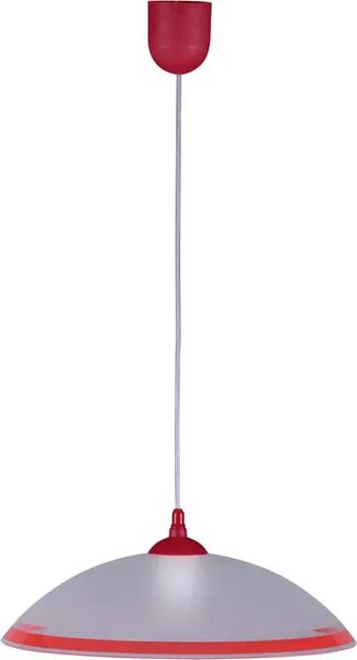 Biało-czerwona kuchenna lampa wisząca B1-R01