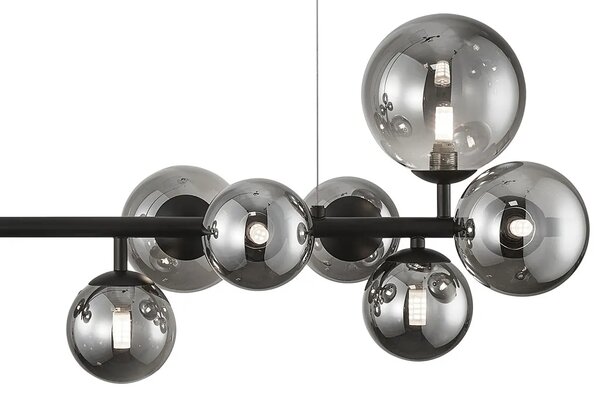 Nowoczesna wisząca lampa ze szklanymi kloszami L0-N28