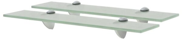Półki szklane, 2 szt., 50 x 10 cm, 8 mm