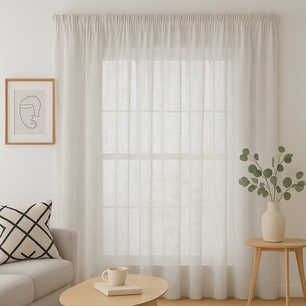 Kremowa zasłona 140x250 cm Drimar – Restilo