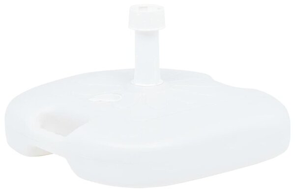 Podstawa pod parasol, wypełniana wodą/piaskiem, 16 l, biała