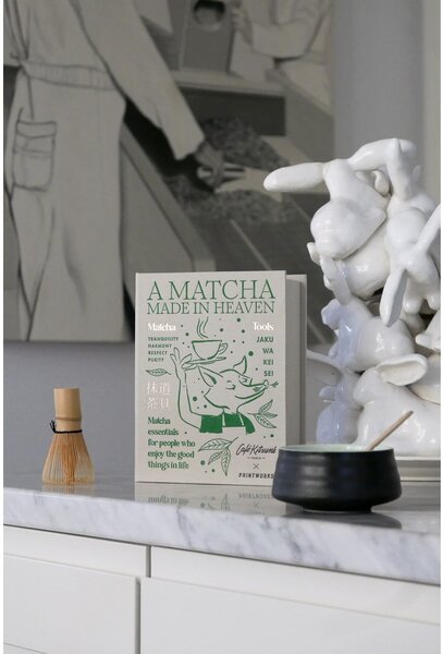 Zestaw do matchy Matcha Tools Cafe Kitsuné x Printworks – Printworks