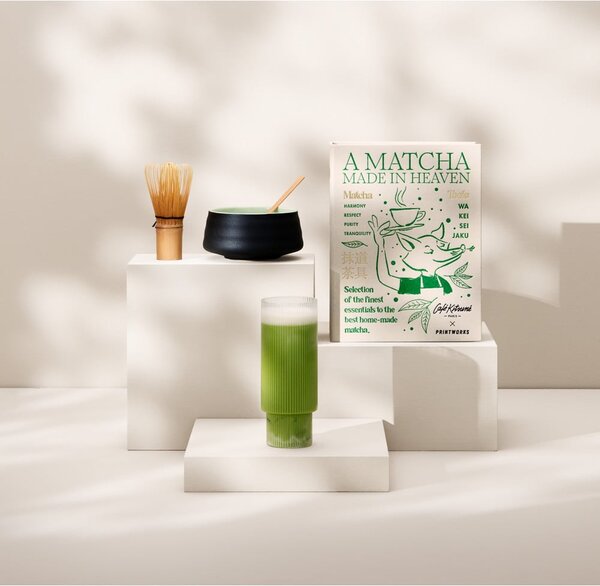 Zestaw do matchy Matcha Tools Cafe Kitsuné x Printworks – Printworks