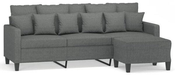 Sofa 3-osobowa z podnÃ³Å¼kiem, ciemnoszary, 180 cm, tkaninÄ