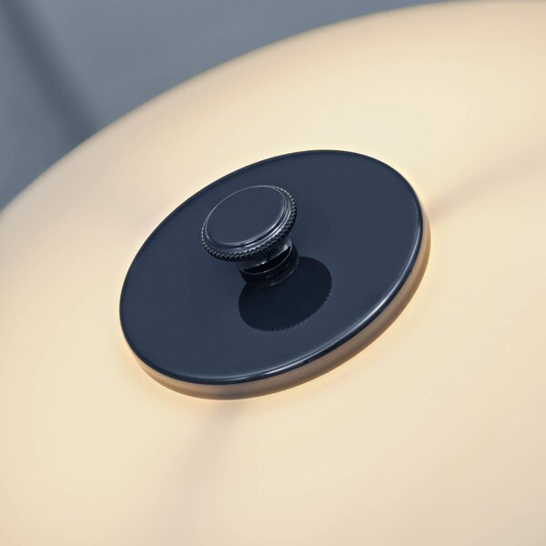Louis Poulsen Lampa stołowa PH 3/2, niebieski, salon / jadalnia, mosiądz, design