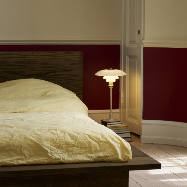 Louis Poulsen Lampa stołowa PH 3/2, kremowy / amber, salon / jadalnia, mosiądz, design