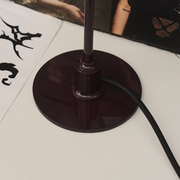 Louis Poulsen Lampa stołowa PH 2/1, czerwony, salon / jadalnia, mosiądz, design