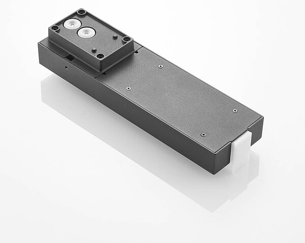 Kinkiet zewnętrzny LED Virgalia Lucande, czarny, aluminium, nowoczesny