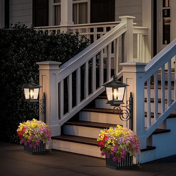 Bloomlamp™ Donica Z Lampionem Solarnym