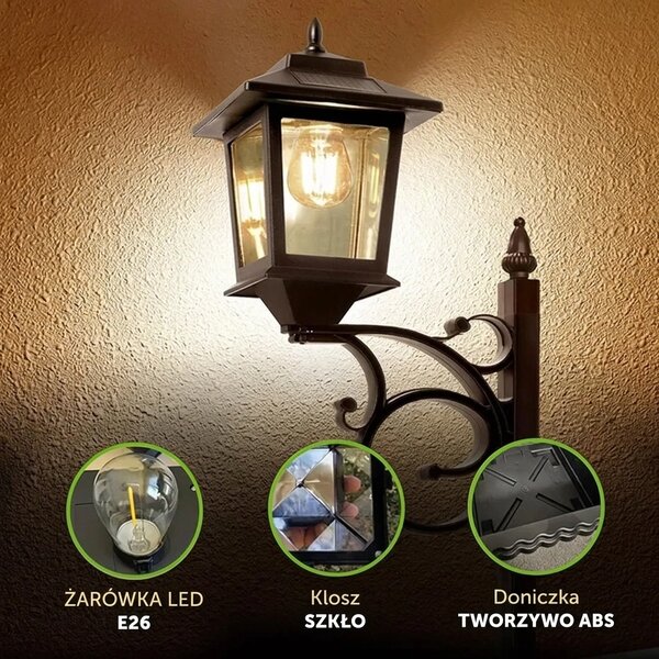 Bloomlamp™ Donica Z Lampionem Solarnym