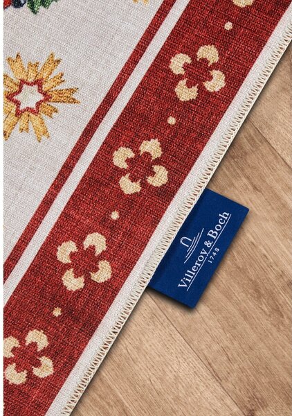 Czerwony dywan ze świątecznym motywem 160x230 cm Red Christmas – Villeroy&Boch