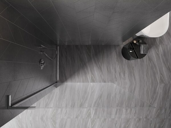 Mexen Kioto-X L ścianka prysznicowa Walk-in 60 x 200 cm, transparent 10 mm, chrom - 800-060-107-01-00-X