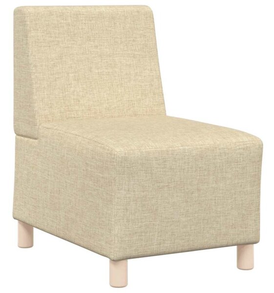 ModuÅowa sofa bez podÅokietnikÃ³w kremowa 55 cm tkanina