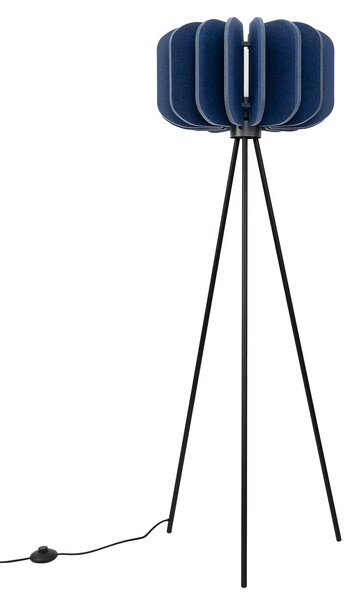 Granatowa lampa podłogowa Z3-D92