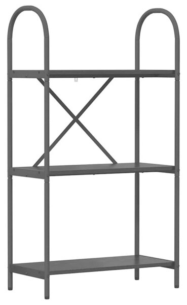 Półka na książki czarny dąb 60 x 30 x 109 cm