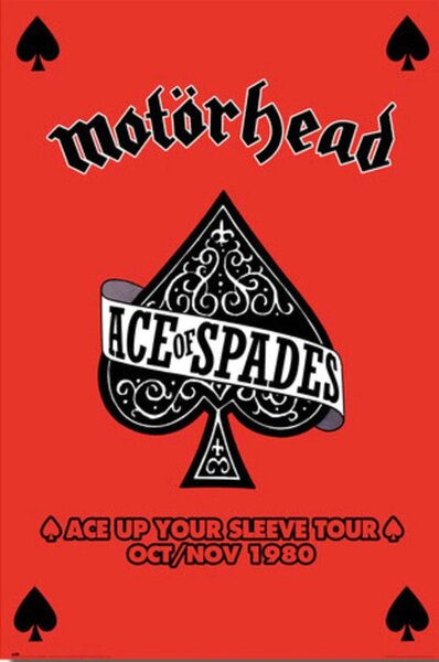 Plakat, Obraz Motorhead - Ace Up Your Sleeve Tour, (61 x 91.5 cm)