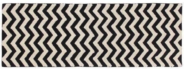 Wzorzysty dywan bawełniany ZIG-ZAG 80x230 cm