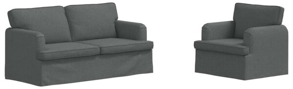 ModuÅowa sofa w ciemnoszarym kolorze z ergonomicznym designem