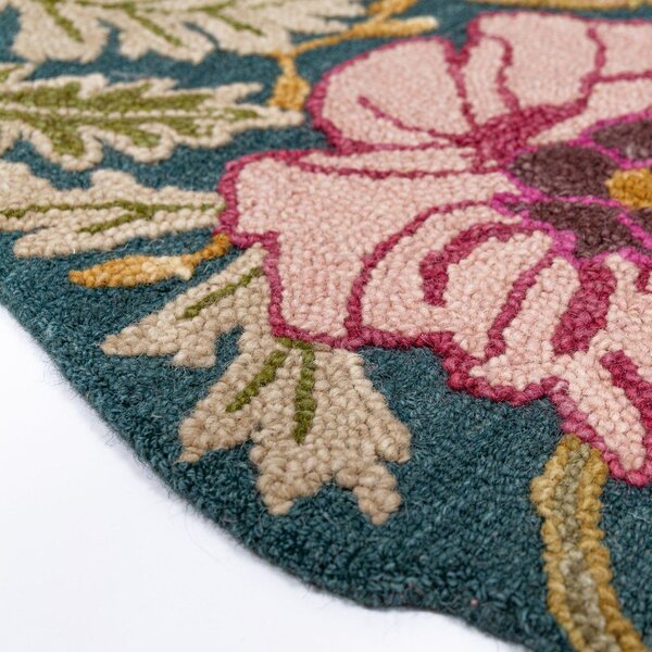 Wełniany dywan tkany ręcznie 160x230 cm Daphne Shaped Floral – Flair Rugs