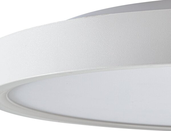 Inteligentna lampa sufitowa Deika Lindby, możliwość ściemniania, biały / opal, salon / jadalnia, tworzywo sztuczne, nowoczesny