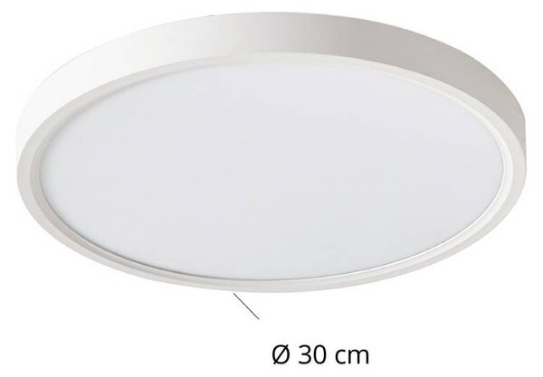 Inteligentna lampa sufitowa Deika Lindby, możliwość ściemniania, biały / opal, salon / jadalnia, tworzywo sztuczne, nowoczesny