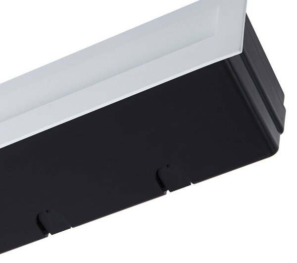 Wpuszczana oprawa ścienna LED Lucande Loya, 23 x 8 cm, biała, IP54 Loya, biały / opal, aluminium, nowoczesny