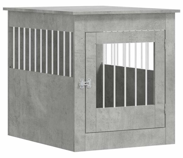 Kojec dla psa, szarość betonu, 64,5x80x71 cm