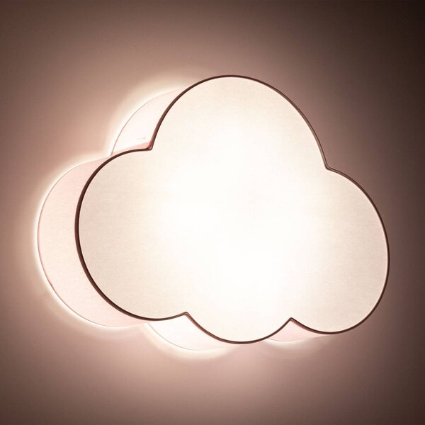 Lampa sufitowa Cloud TK Lighting, możliwość ściemniania, fioletowy / różowy / bladoróżowy, pokój dziecięcy, tkanina / materiał / jedwab, młodzieżowy