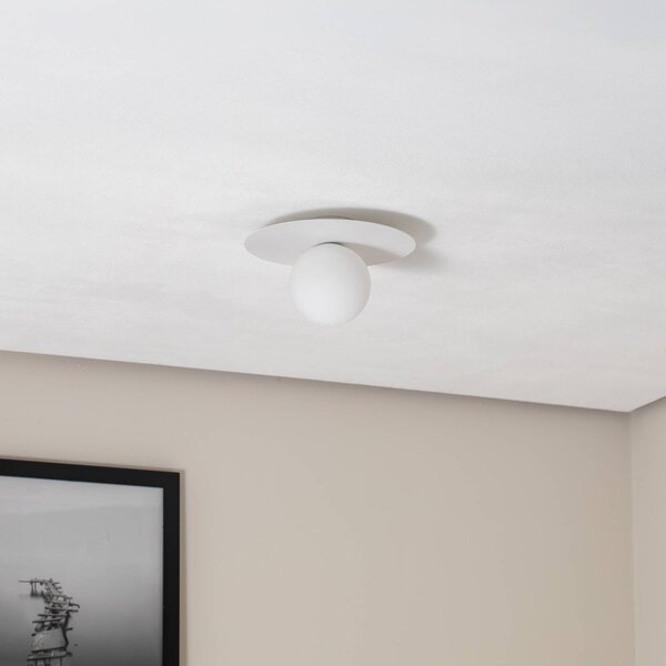Lampa sufitowa Pixie TK Lighting, możliwość ściemniania, biały / opal, salon / jadalnia, metal, nowoczesny