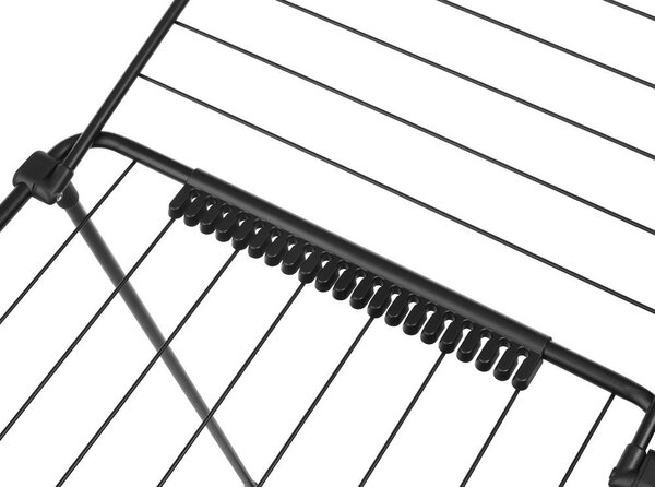 Suszarka na pranie w kolorze matowej czerni 18 m HangOn Too – Brabantia