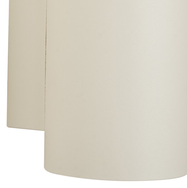Nowoczesna lampa ścienna beżowa GU10 50 mm okrągła 2-punktowa - Sandy