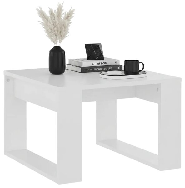 Biały minimalistyczny stolik kawowy H7-C65