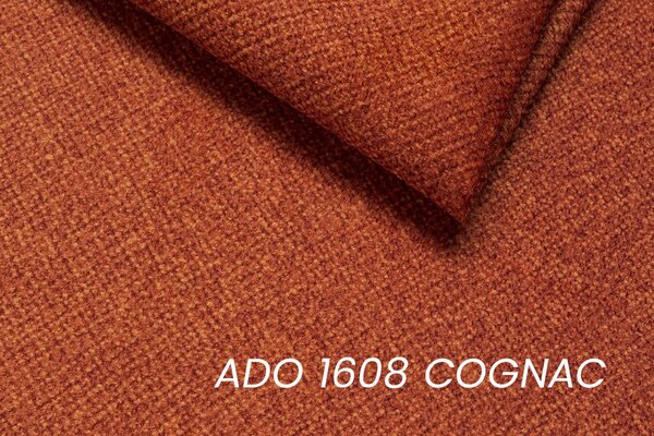 Kanapa z funkcją spania Meloria - ruda plecionka Ado 1608 Cognac - Limitowana oferta