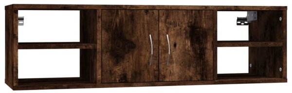 Półka ścienna, przydymiony dąb, 102x30x29 cm