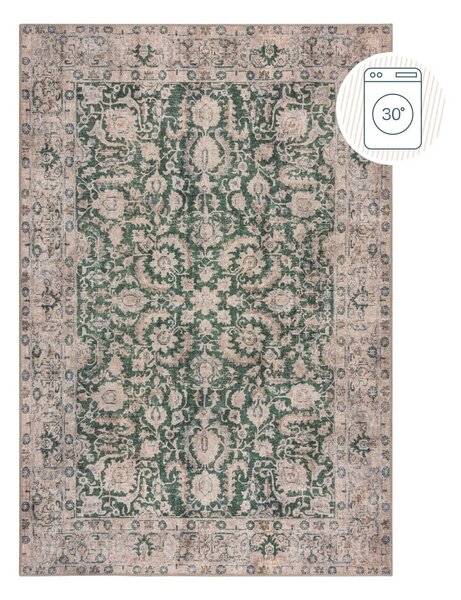 Zielony dywan odpowiedni do prania 115x170 cm Beau Floral – Flair Rugs