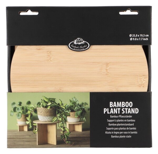 Bambusowy kwietnik ø 25 cm (wysokość 19,5 cm) – Esschert Design